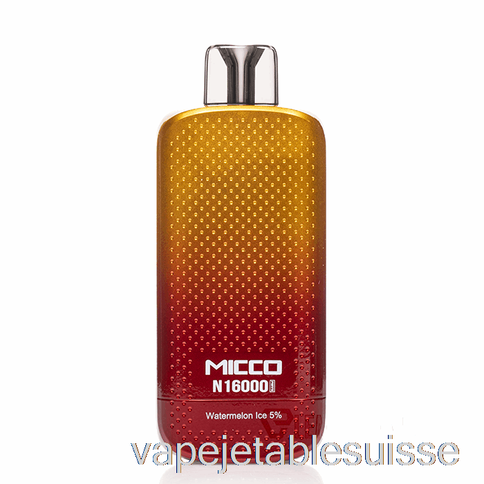 Vape Suisse Horizontech Micco N16000 Glace Pastèque Jetable